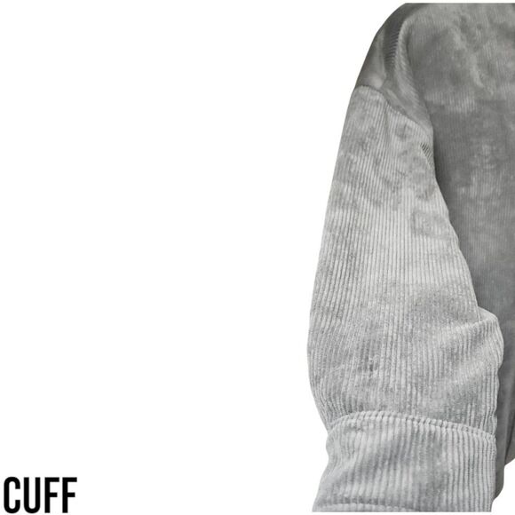 NINE. EIGHT NEW YORK Women's Silverado Sage Long Sleeve Corduroy button Up Tunic - Picture 4 of 16